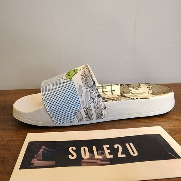 Adidas x Pixar Adilette Lite Monsters Inc Mike Sulley Slides Size 5 GX0995 main image 5
